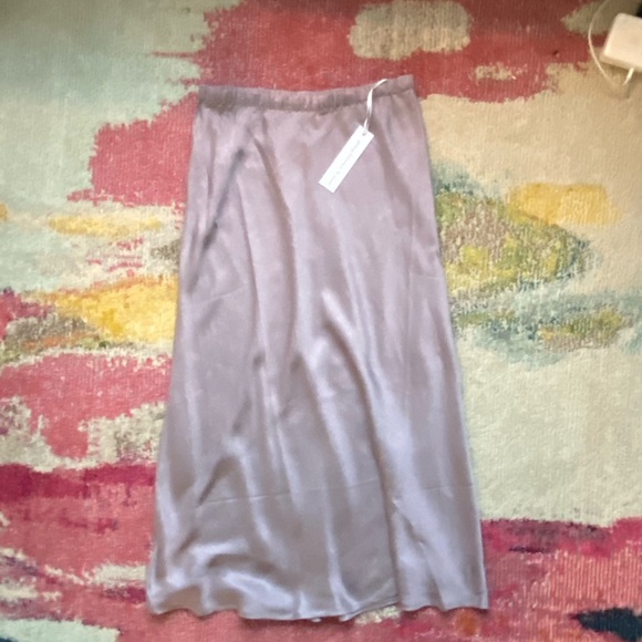young fabulous & broke satin midi skirt - Picture 3 of 4